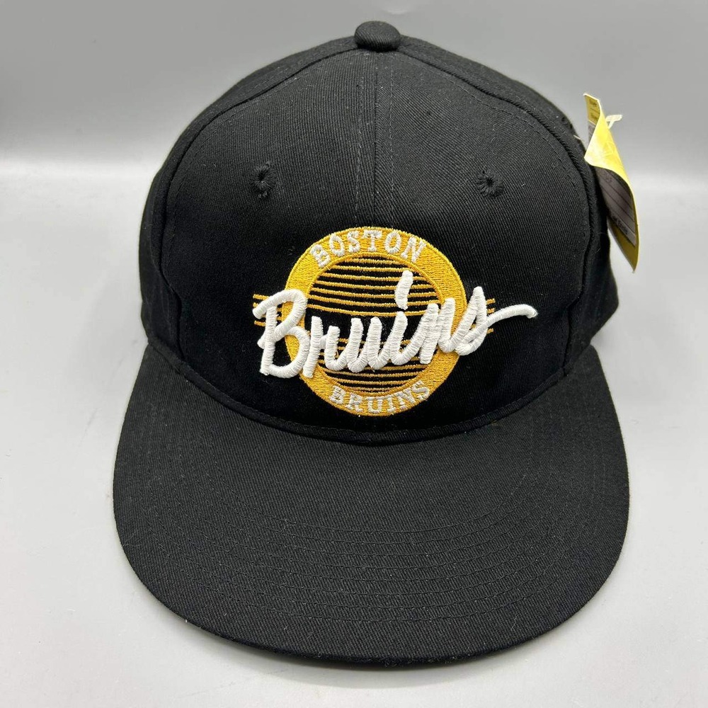 Boston Bruins NHL Hat Men Black Green The Game Snap Back Cap Cotton New